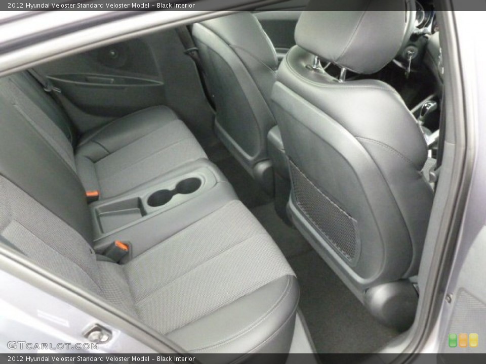 Black Interior Rear Seat for the 2012 Hyundai Veloster  #61512387
