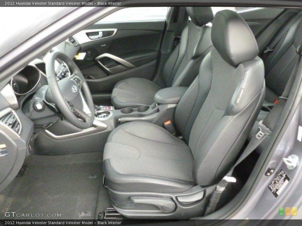 Black Interior Front Seat for the 2012 Hyundai Veloster  #61512402