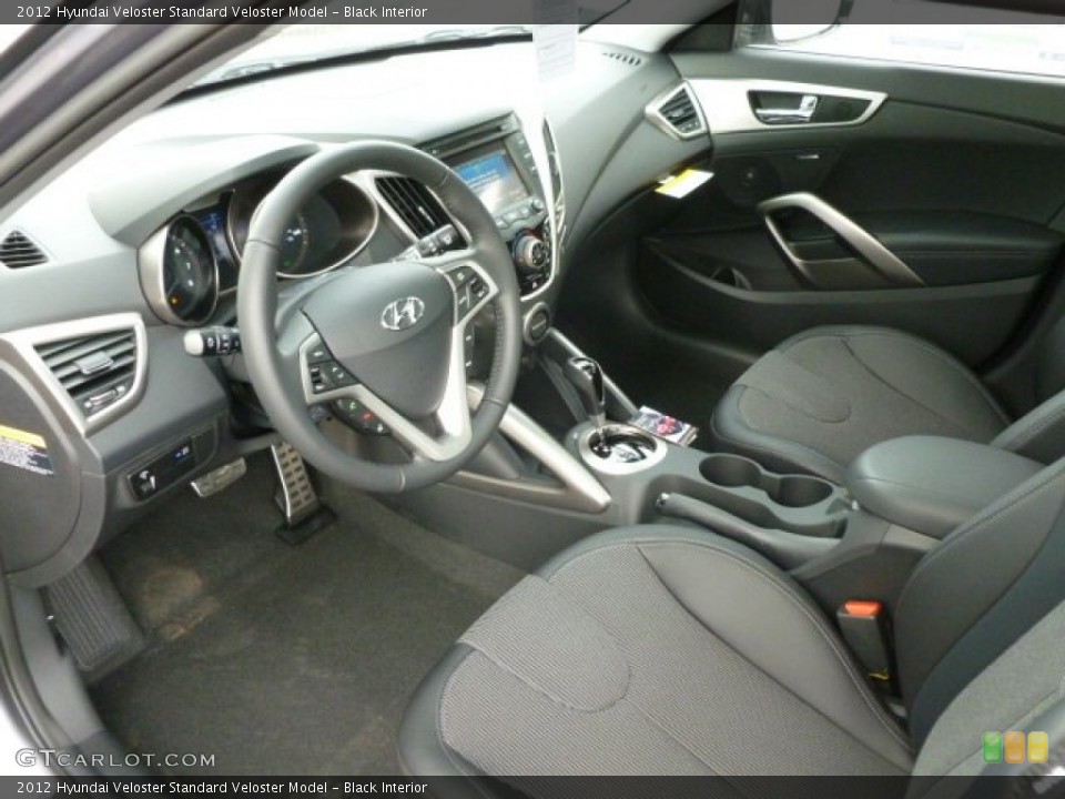 Black Interior Prime Interior for the 2012 Hyundai Veloster  #61512411