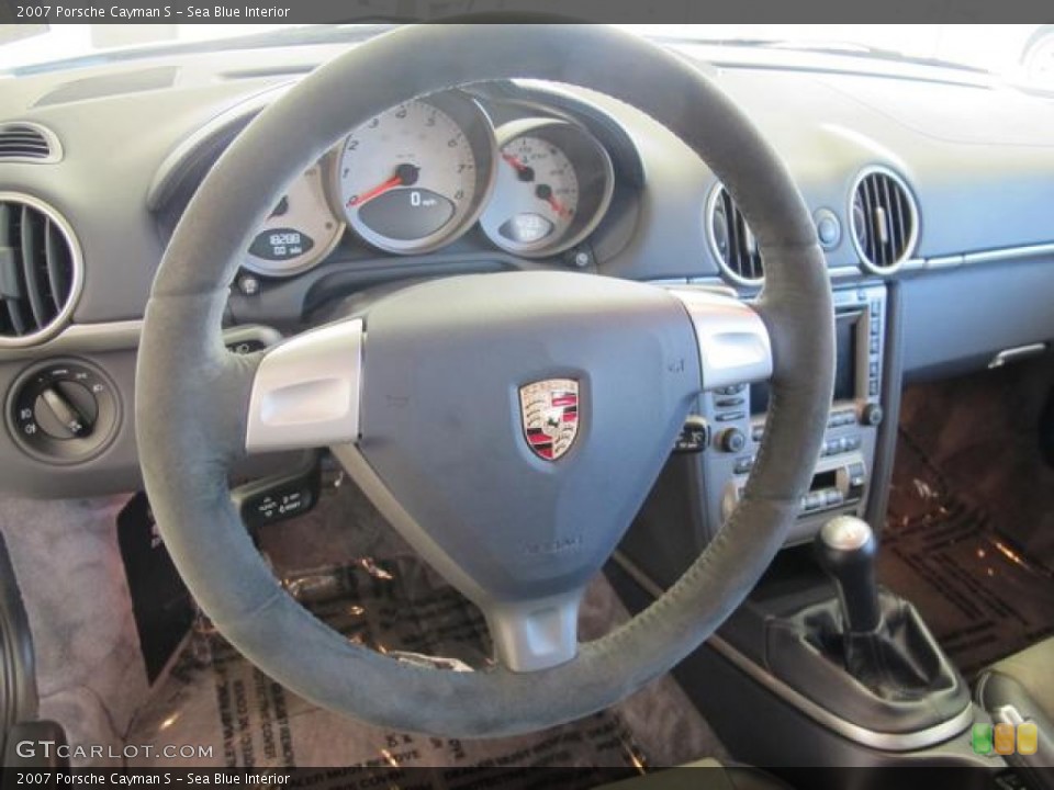Sea Blue Interior Steering Wheel for the 2007 Porsche Cayman S #61512428