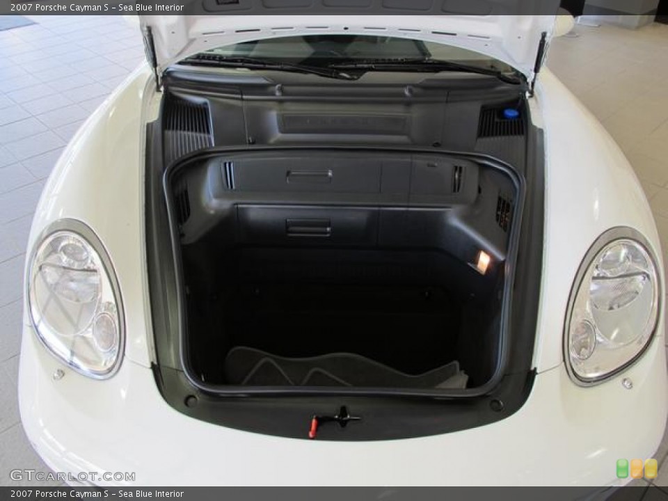 Sea Blue Interior Trunk for the 2007 Porsche Cayman S #61512453