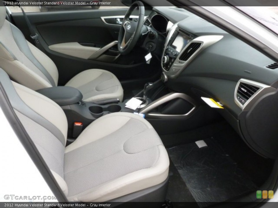 Gray Interior Photo for the 2012 Hyundai Veloster  #61512543