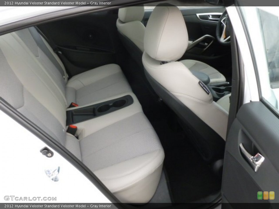 Gray Interior Rear Seat for the 2012 Hyundai Veloster  #61512561