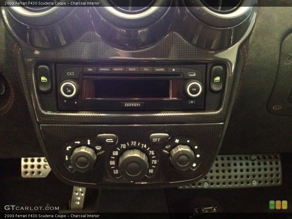 Charcoal Interior Controls for the 2009 Ferrari F430 Scuderia Coupe #61513567