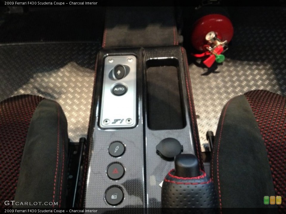 Charcoal Interior Controls for the 2009 Ferrari F430 Scuderia Coupe #61513578