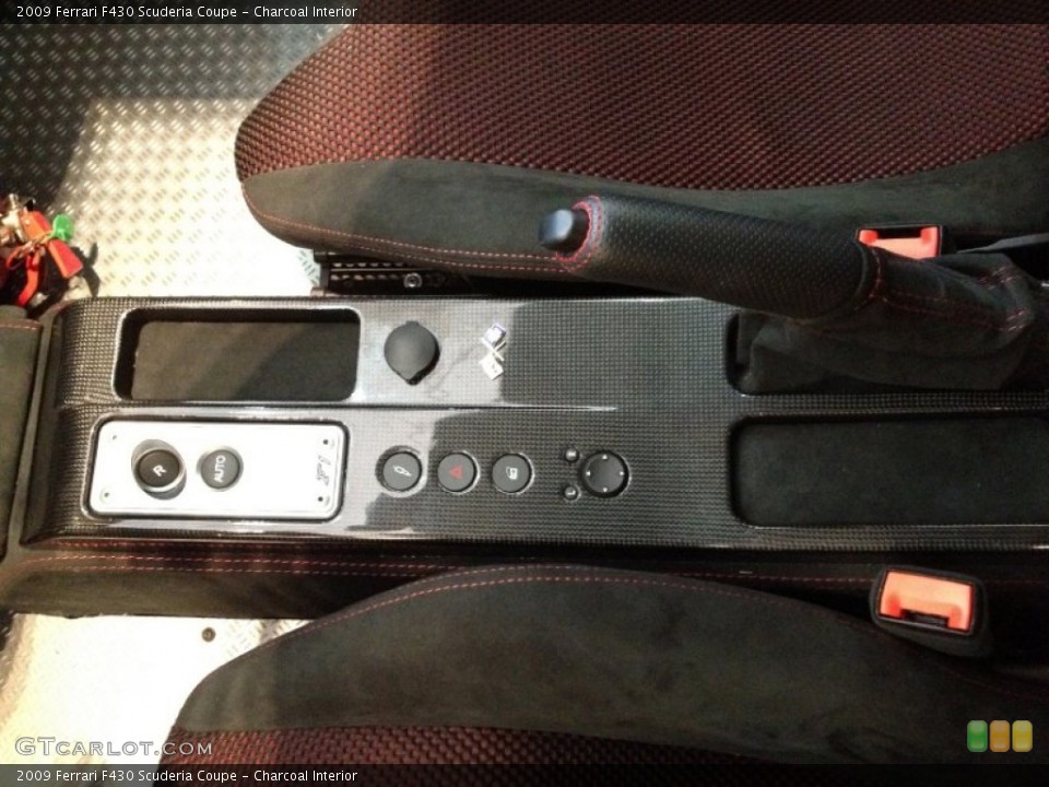 Charcoal Interior Controls for the 2009 Ferrari F430 Scuderia Coupe #61513588