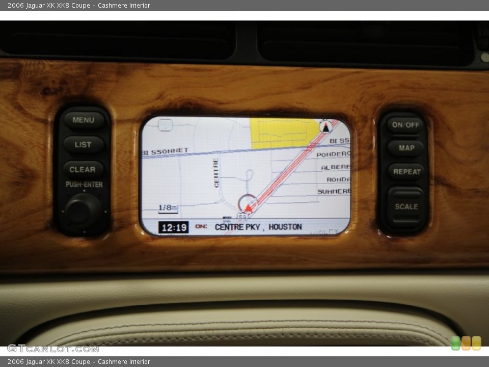 Cashmere Interior Navigation for the 2006 Jaguar XK XK8 Coupe #61514815