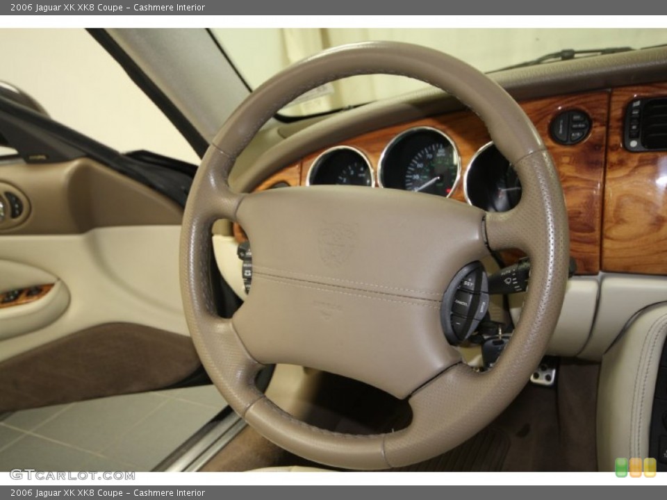 Cashmere Interior Steering Wheel for the 2006 Jaguar XK XK8 Coupe #61514896