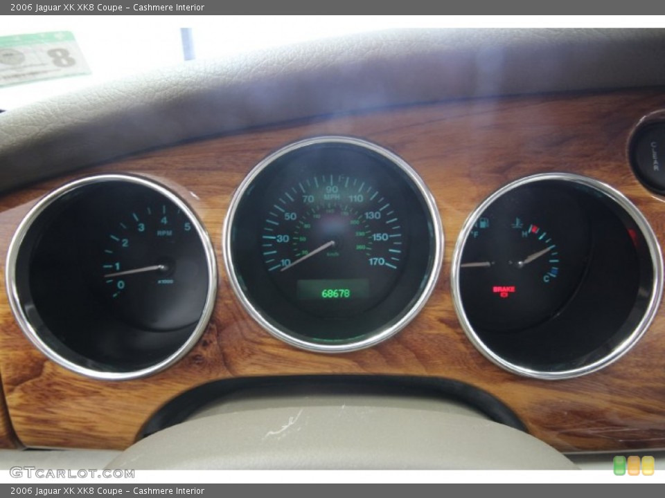 Cashmere Interior Gauges for the 2006 Jaguar XK XK8 Coupe #61514977