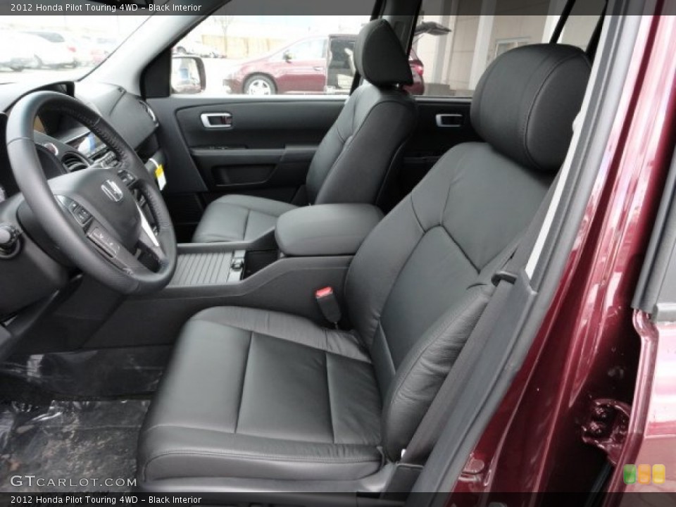 Black Interior Front Seat for the 2012 Honda Pilot Touring 4WD #61516727