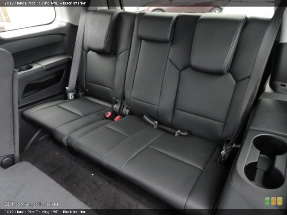 Black Interior Rear Seat for the 2012 Honda Pilot Touring 4WD #61516746