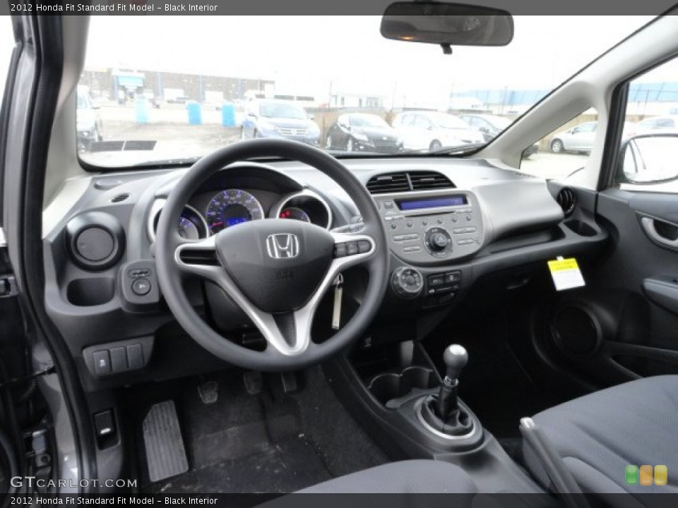 Black Interior Dashboard for the 2012 Honda Fit  #61517074