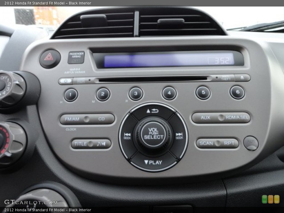 Black Interior Audio System for the 2012 Honda Fit  #61517128