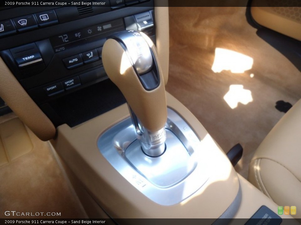 Sand Beige Interior Transmission for the 2009 Porsche 911 Carrera Coupe #61520242
