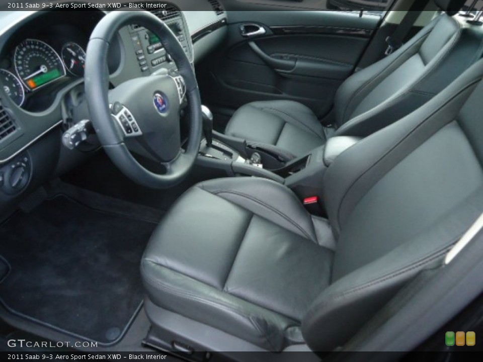 Black Interior Photo for the 2011 Saab 9-3 Aero Sport Sedan XWD #61520431