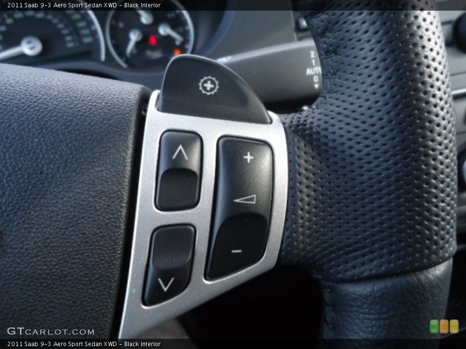 Black Interior Controls for the 2011 Saab 9-3 Aero Sport Sedan XWD #61520506