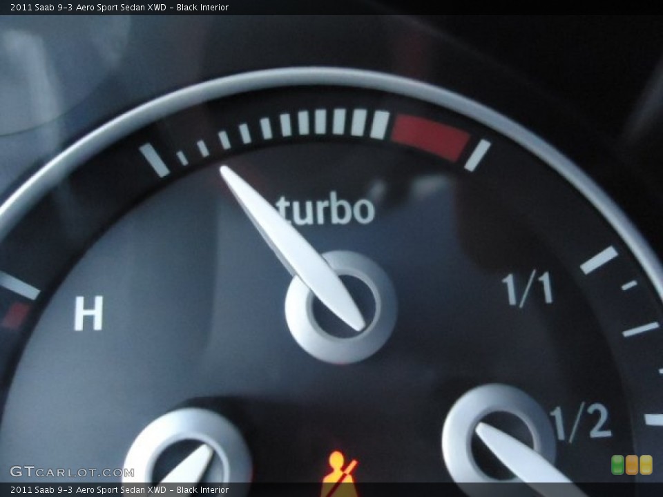 Black Interior Gauges for the 2011 Saab 9-3 Aero Sport Sedan XWD #61520584
