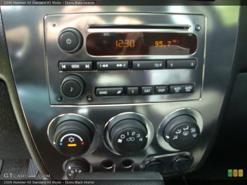 Ebony Black Interior Audio System for the 2006 Hummer H3  #61522825
