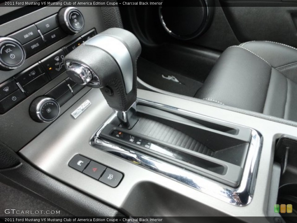 Charcoal Black Interior Transmission for the 2011 Ford Mustang V6 Mustang Club of America Edition Coupe #61523756