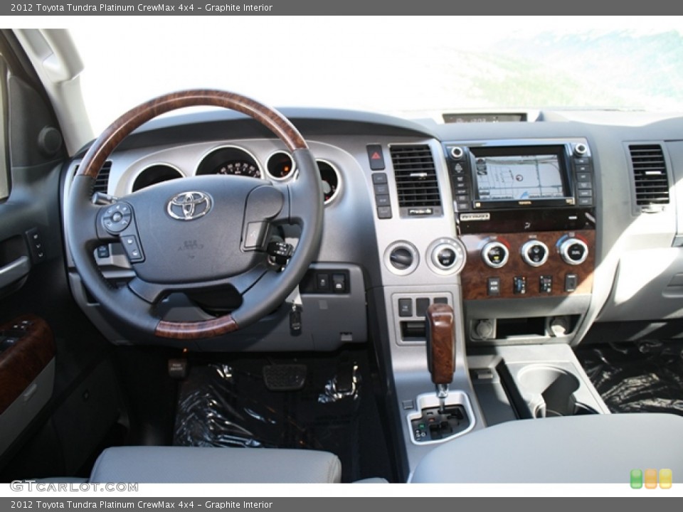 Graphite Interior Dashboard for the 2012 Toyota Tundra Platinum CrewMax 4x4 #61523878