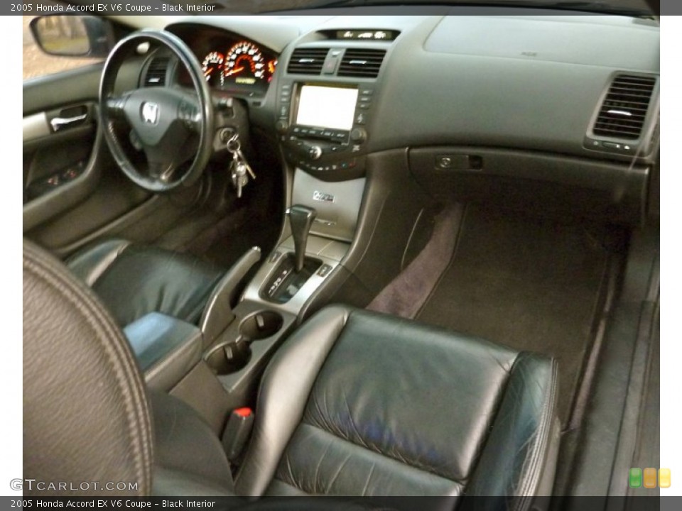 Black Interior Dashboard for the 2005 Honda Accord EX V6 Coupe #61523907