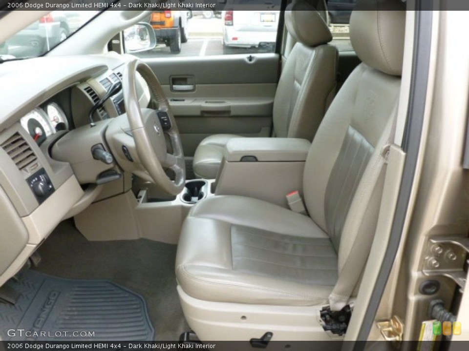 Dark Khaki/Light Khaki Interior Photo for the 2006 Dodge Durango Limited HEMI 4x4 #61524784