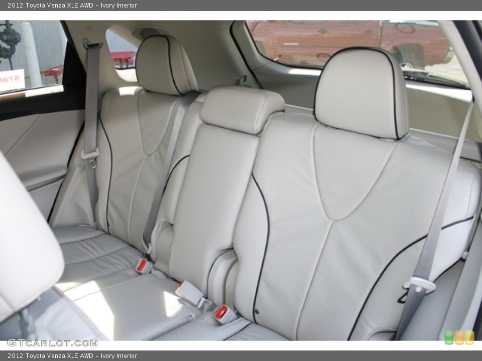 Ivory Interior Rear Seat for the 2012 Toyota Venza XLE AWD #61524871