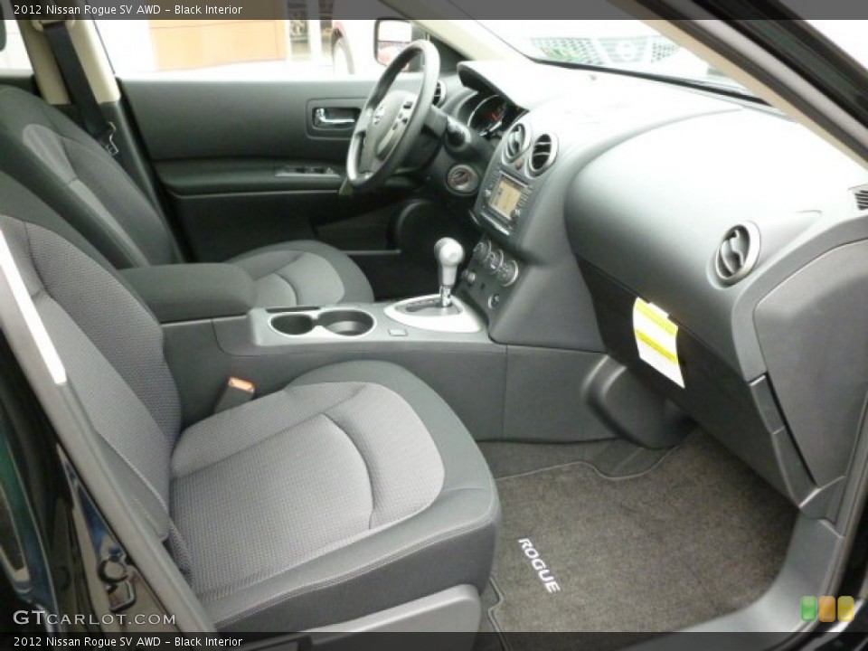Black Interior Photo for the 2012 Nissan Rogue SV AWD #61525102