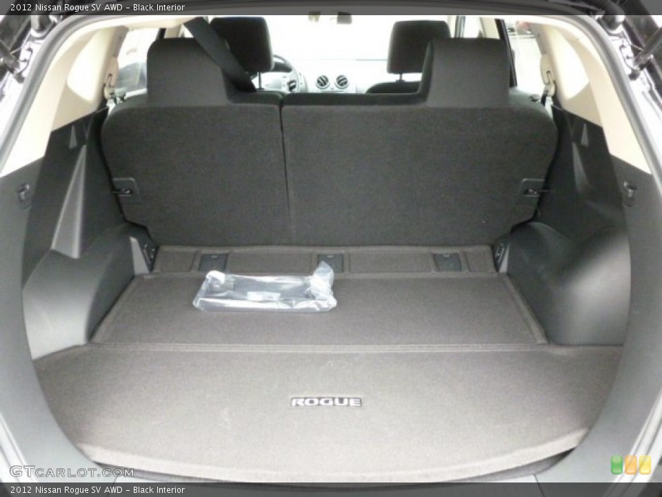 Black Interior Trunk for the 2012 Nissan Rogue SV AWD #61525126