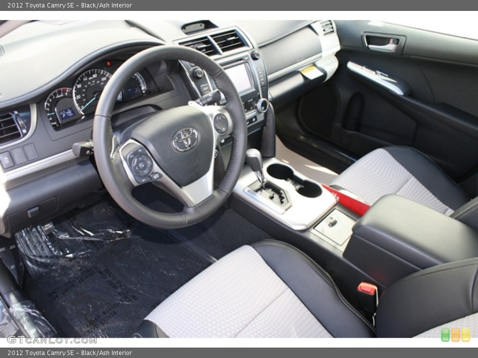 Black/Ash Interior Prime Interior for the 2012 Toyota Camry SE #61525276