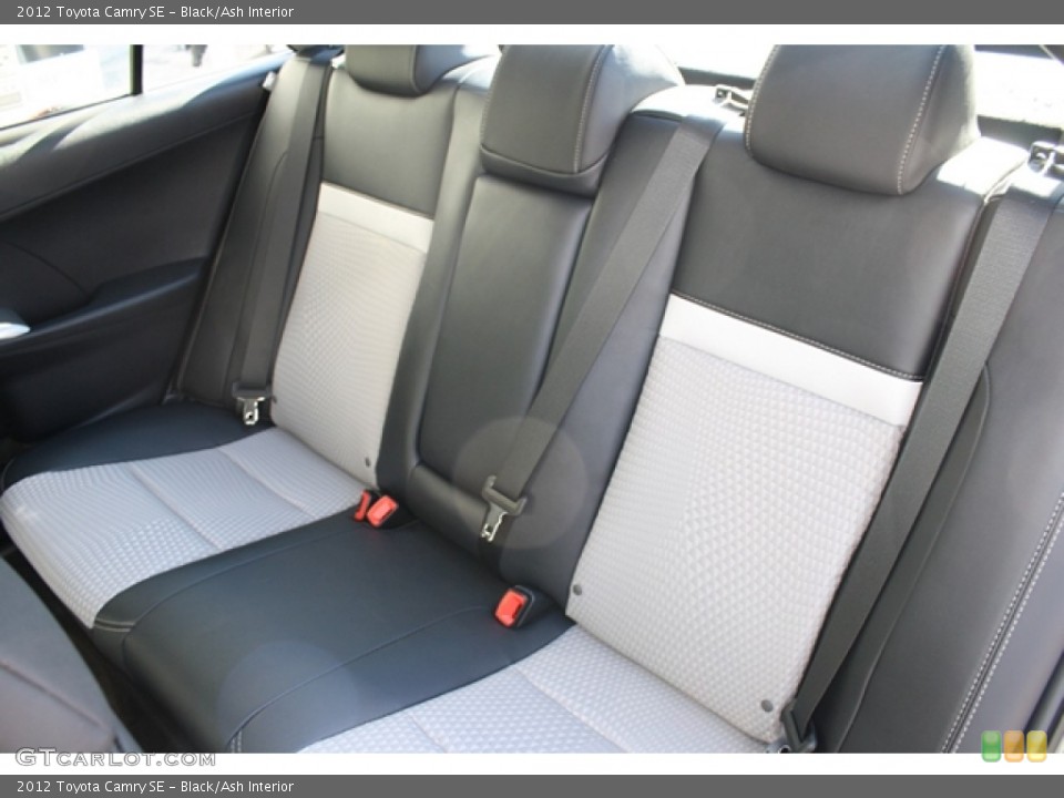 Black/Ash Interior Rear Seat for the 2012 Toyota Camry SE #61525330