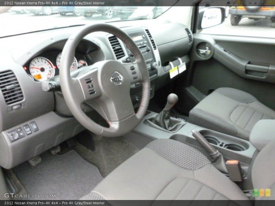 Pro 4X Gray/Steel Interior Prime Interior for the 2012 Nissan Xterra Pro-4X 4x4 #61525357