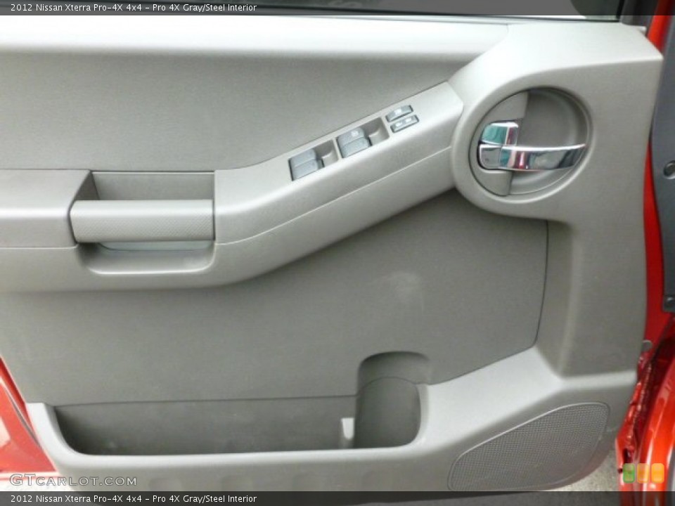Pro 4X Gray/Steel Interior Door Panel for the 2012 Nissan Xterra Pro-4X 4x4 #61525363
