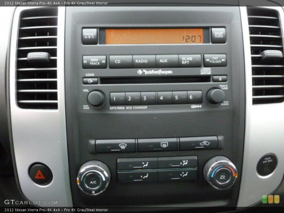 Pro 4X Gray/Steel Interior Controls for the 2012 Nissan Xterra Pro-4X 4x4 #61525369