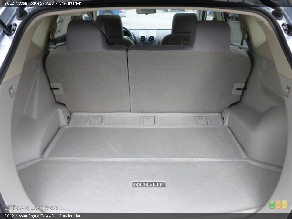Gray Interior Trunk for the 2012 Nissan Rogue SV AWD #61525990