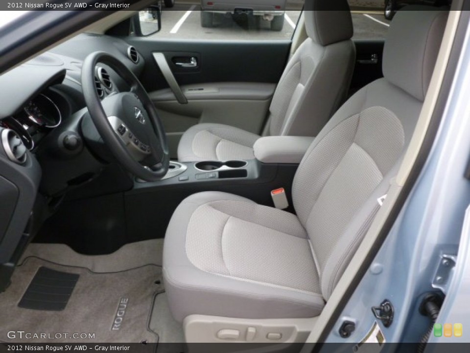 Gray Interior Front Seat for the 2012 Nissan Rogue SV AWD #61526008