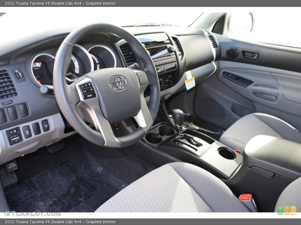Graphite Interior Prime Interior for the 2012 Toyota Tacoma V6 Double Cab 4x4 #61526095