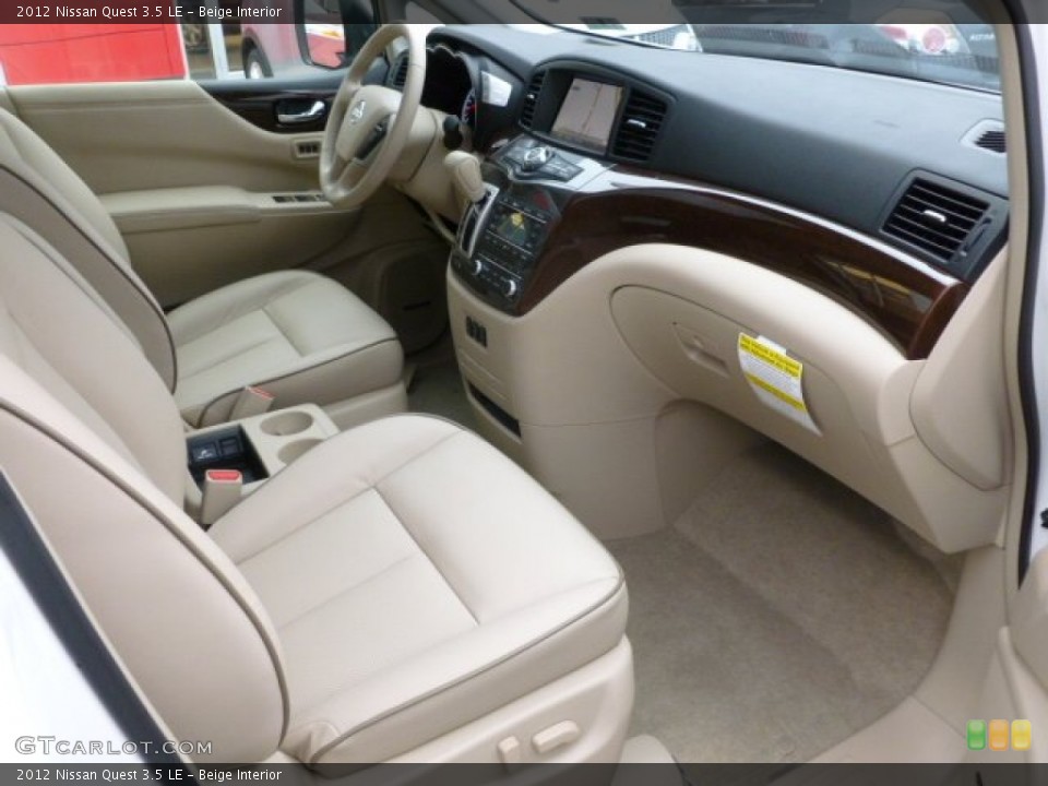 Beige Interior Photo for the 2012 Nissan Quest 3.5 LE #61526455