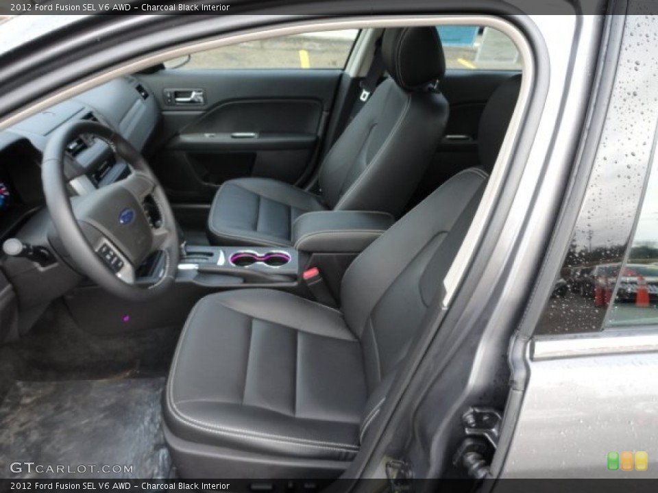 Charcoal Black Interior Photo for the 2012 Ford Fusion SEL V6 AWD #61527119