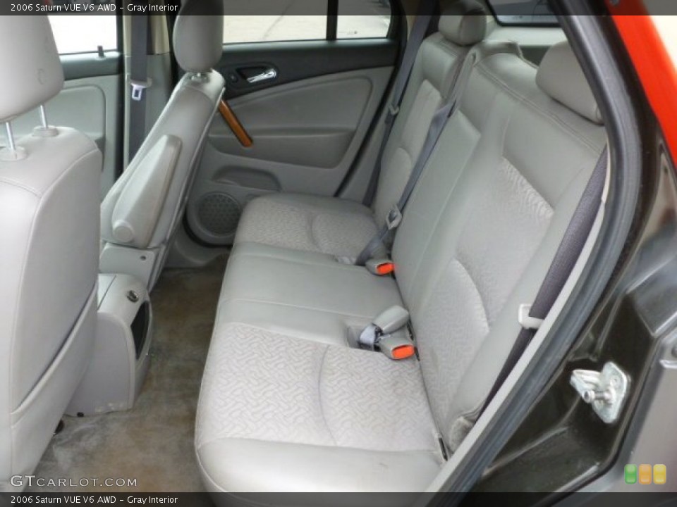 Gray Interior Rear Seat for the 2006 Saturn VUE V6 AWD #61527793