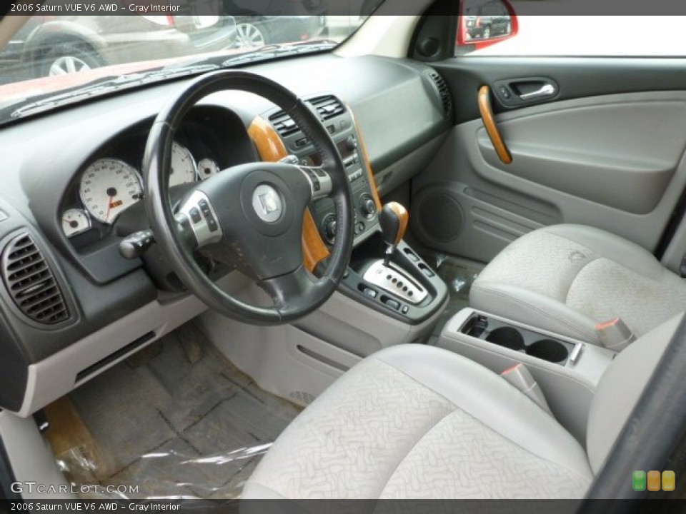 Gray Interior Prime Interior for the 2006 Saturn VUE V6 AWD #61527821