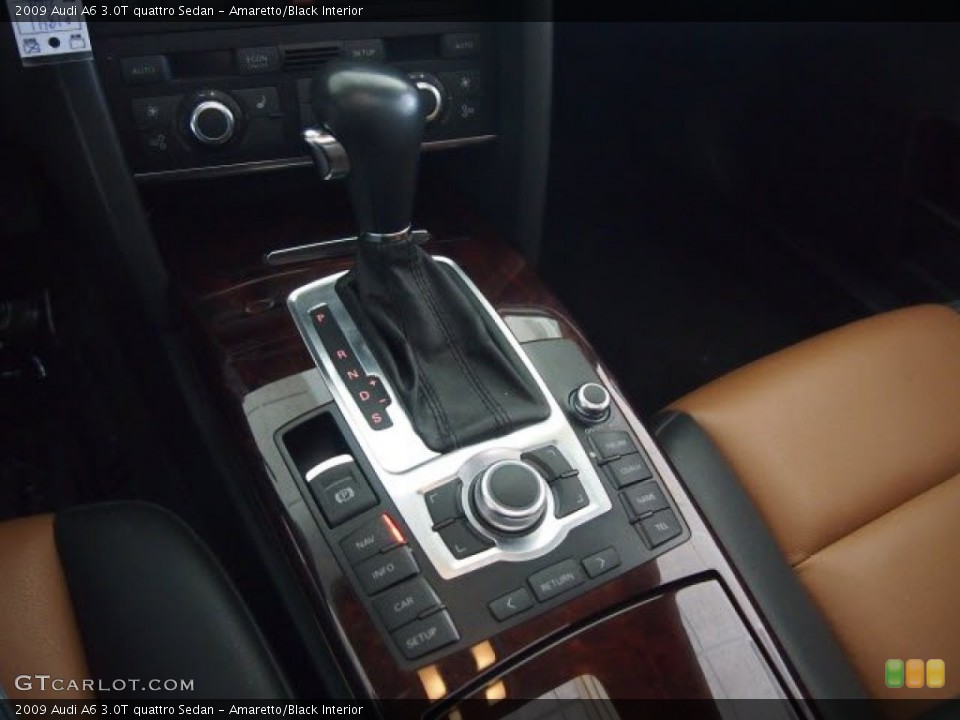 Amaretto/Black Interior Transmission for the 2009 Audi A6 3.0T quattro Sedan #61530636