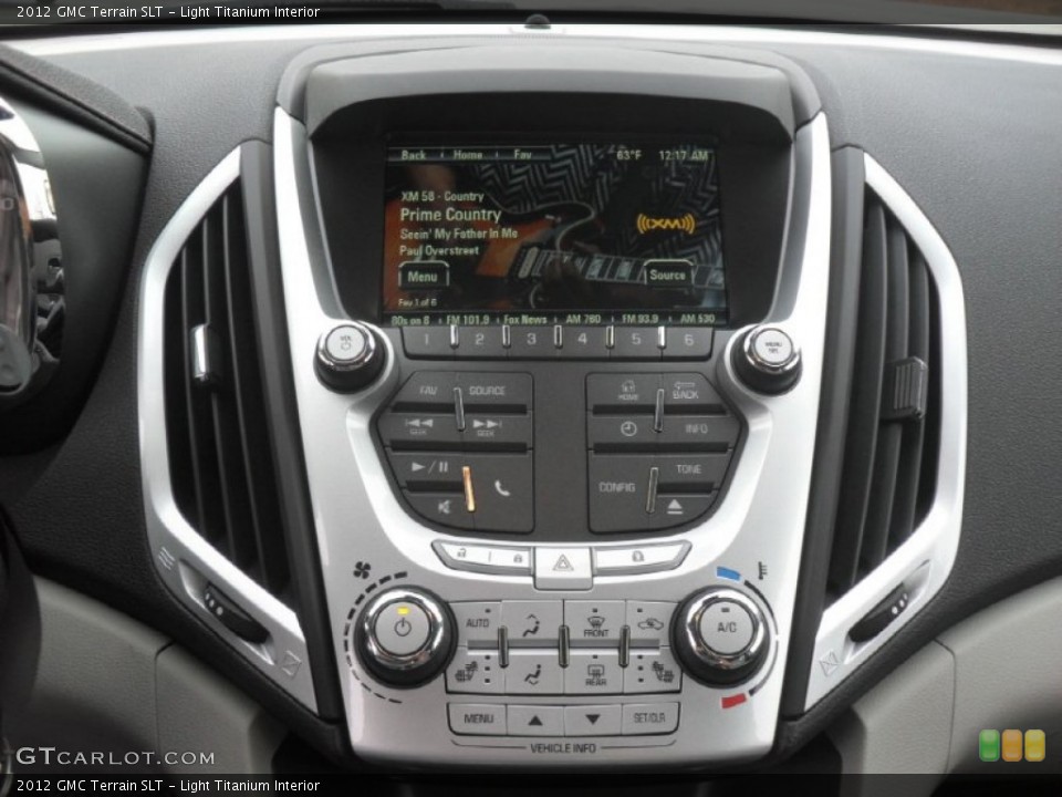 Light Titanium Interior Controls for the 2012 GMC Terrain SLT #61530945