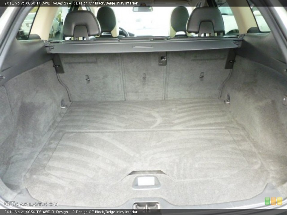 R Design Off Black/Beige Inlay Interior Trunk for the 2011 Volvo XC60 T6 AWD R-Design #61534381