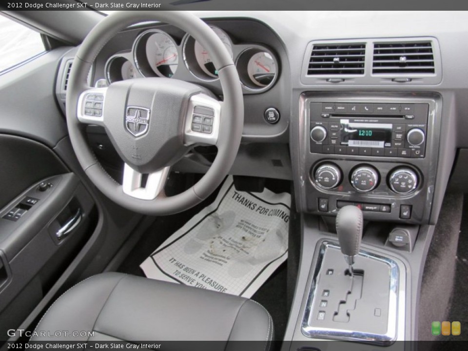Dark Slate Gray Interior Dashboard for the 2012 Dodge Challenger SXT #61540595
