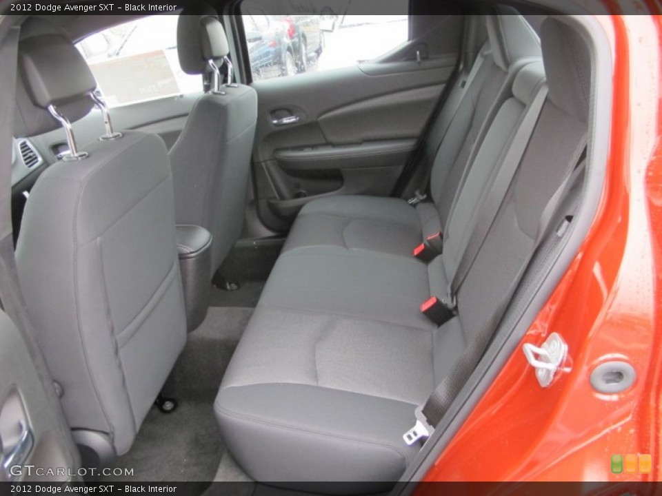 Black Interior Rear Seat for the 2012 Dodge Avenger SXT #61540940