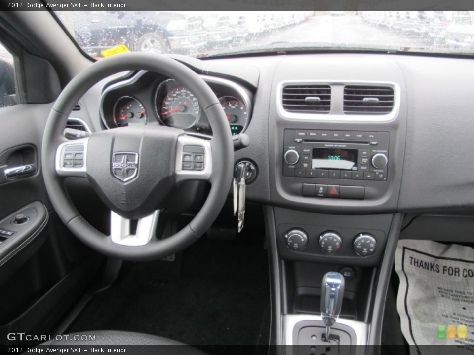 Black Interior Dashboard for the 2012 Dodge Avenger SXT #61540952