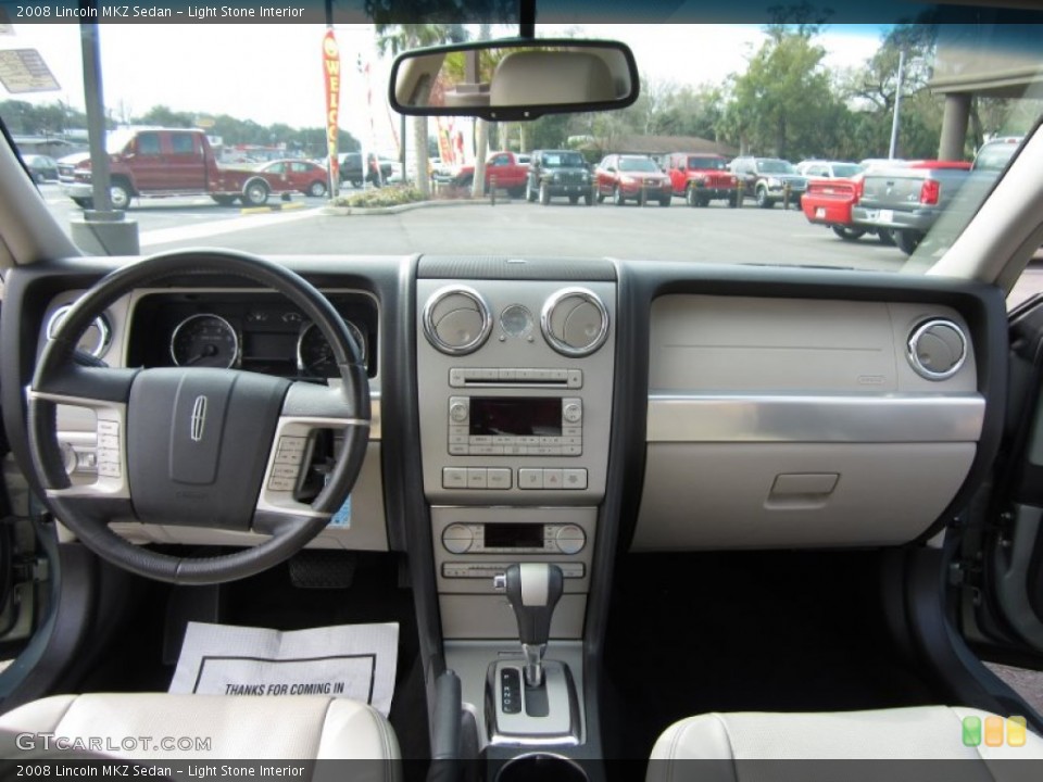 Light Stone Interior Dashboard for the 2008 Lincoln MKZ Sedan #61542227