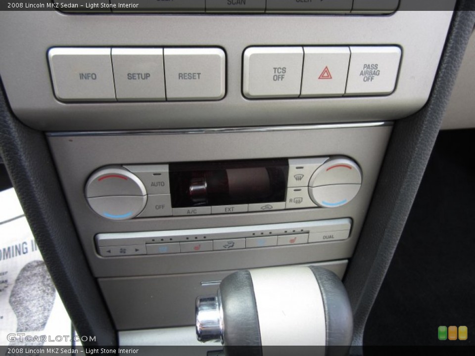Light Stone Interior Controls for the 2008 Lincoln MKZ Sedan #61542295