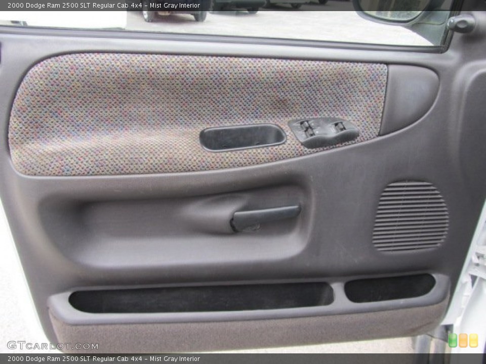 Mist Gray Interior Door Panel for the 2000 Dodge Ram 2500 SLT Regular Cab 4x4 #61543220